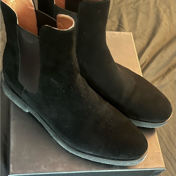 New Republic Ventura Suede Chelsea Boot Black Sz 11 - Picture 7 of 11